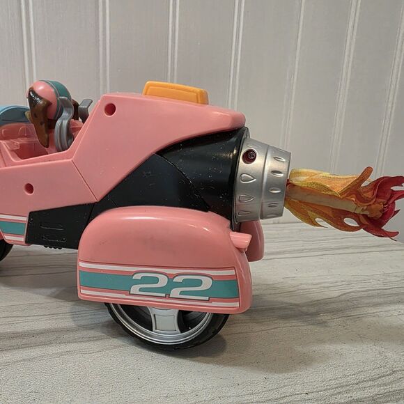 PAW Patrol The Movie Liberty Motorbike And Figurines W/Pup-Pack Attachment EUC - Picture 6 of 16